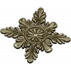 Acanthus Star Rosette STL for CNC router
