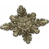 Acanthus Star Rosette STL for CNC router