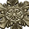 Acanthus Star Rosette STL for CNC router
