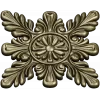 Acanthus Star Rosette STL for CNC router