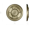 Regal Petal Rosette - STL 3D model for CNC milling